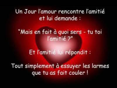 l amour et l amitier